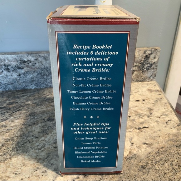 New Open Box CHEF’S TOOLS BUTANE PROFESSIONAL COOKING TORCH Brûlée Camping Fire - Picture 4 of 7